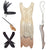 Vestido Vintage 1920 Beige