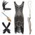 Vestido Vintage 1920 Dorado