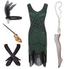 Vestido Vintage 1920 Verde