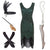 Vestido Vintage 1920 Verde