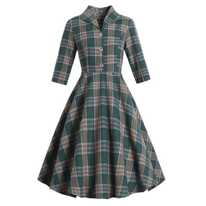 Vestido 3/4 De La Vendimia