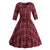 Vestido Vintage 3/4 Burdeos 1960