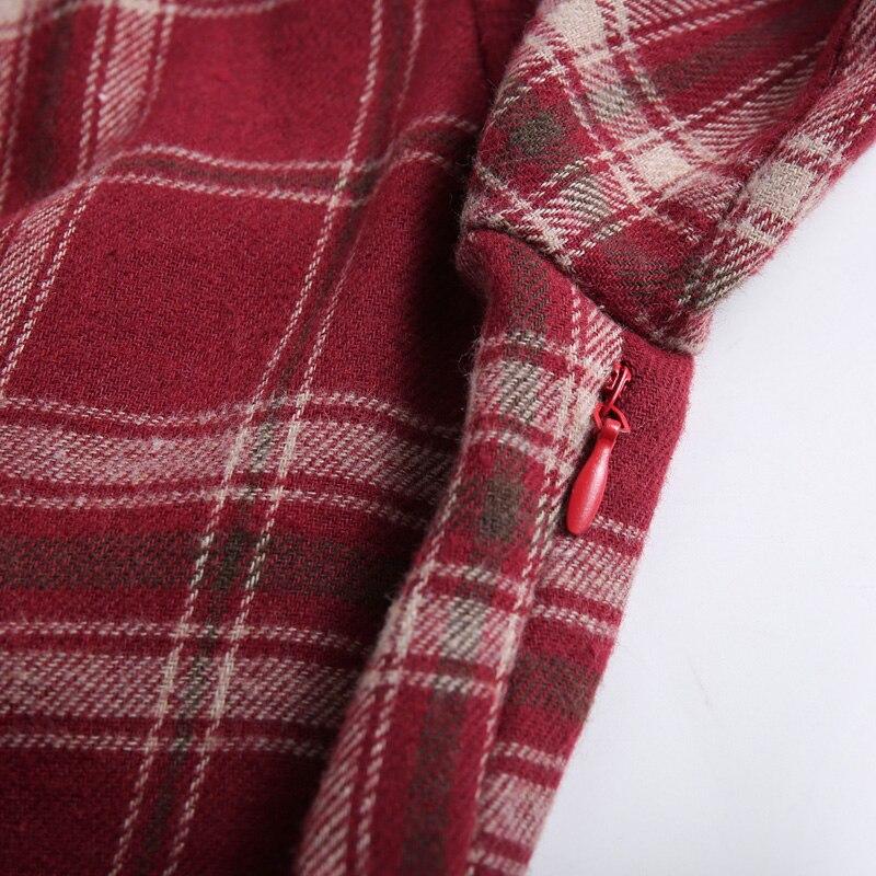 Vestido Vintage 3/4 Burdeos 1960