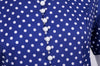 Vestido Vintage 50s Lunares Azul
