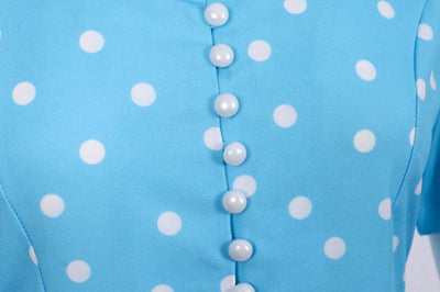 Vestido Vintage 50s Cielo Lunares