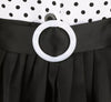 Vestido Vintage 60s Blanco Y Negro