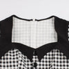 Vestido A Cuadros De Época