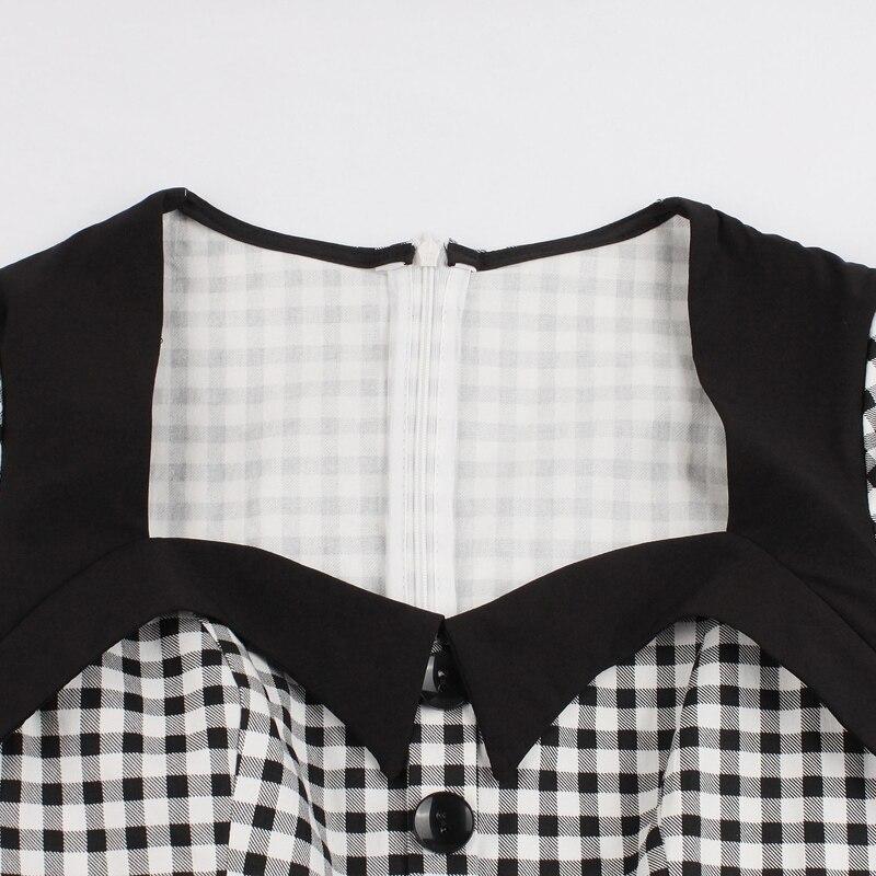 Vestido A Cuadros De Época