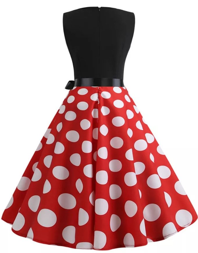 Vestido Vintage Inglés Rojo