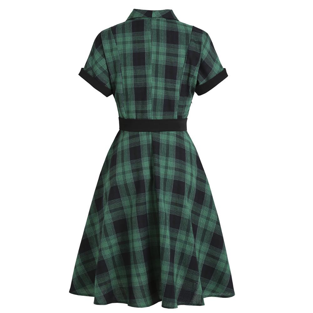 Vestido Vintage Inglés Verde