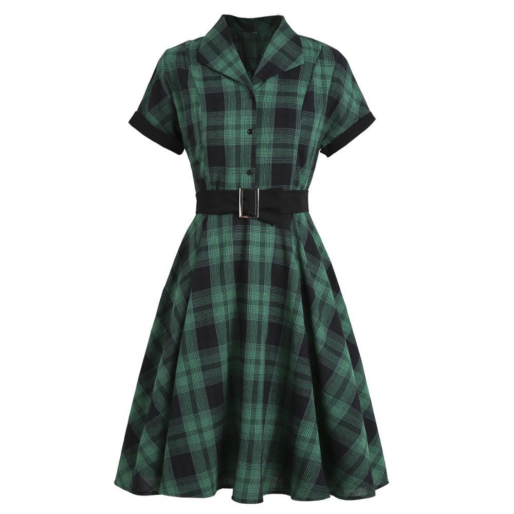 Vestido Vintage Inglés Verde