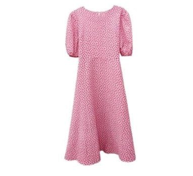 Vestido Rosa De La Década De 1940