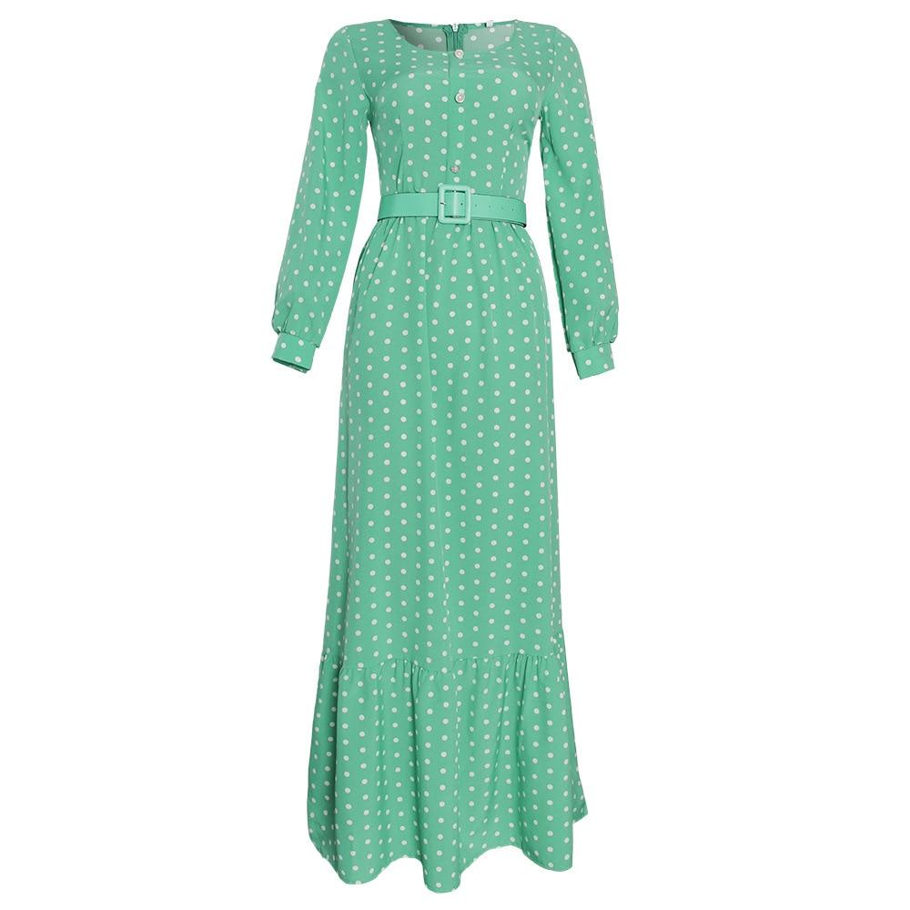 Vestido Vintage 1940s Verde