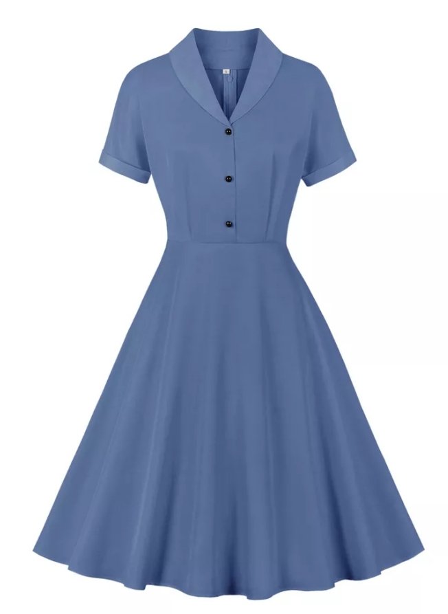 Vestido Vintage De Audrey Hepburn De Los Años 50