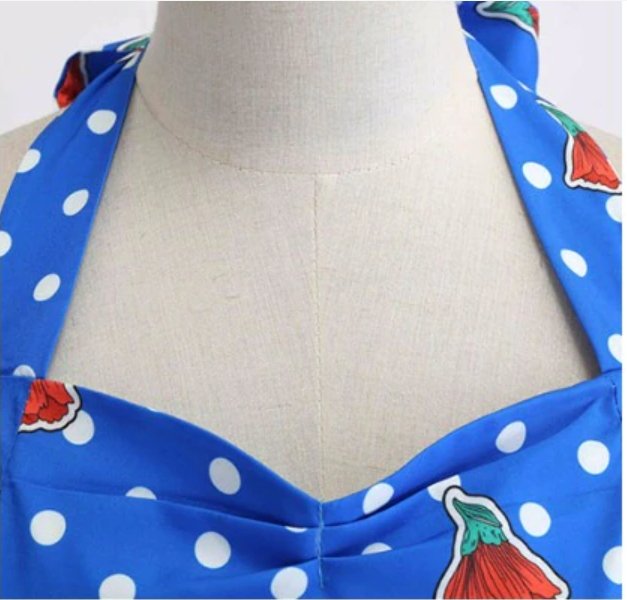 Vestido Vintage Con Hombros Descubiertos De Los Años 50