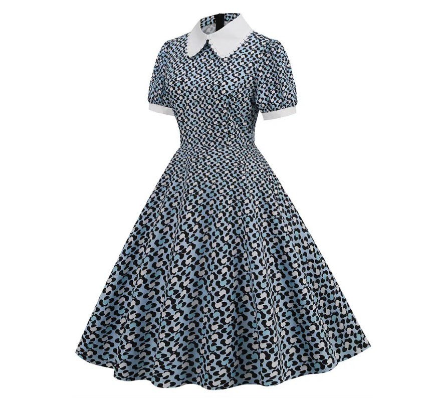 Vestido Vintage De Espíritu Guinguette Años 50