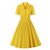 Vestido Vintage 50s Amarillo