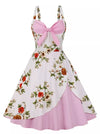 Vestido Rosa De La Década De 1950