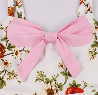 Vestido Rosa De La Década De 1950