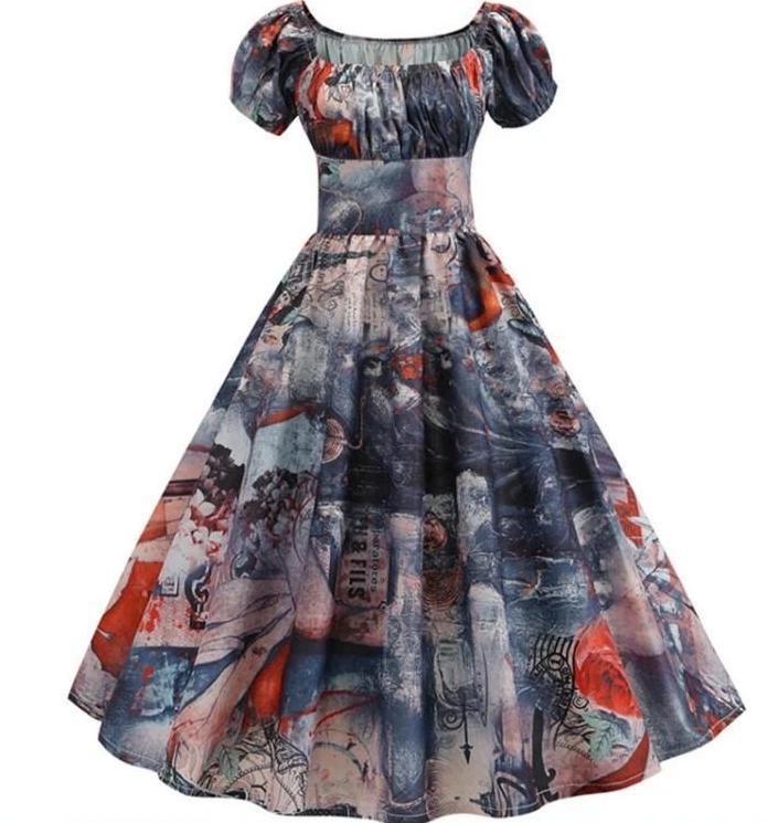 Vestido Corte Años 60