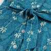 Vestido Country Azul Vintage 60s