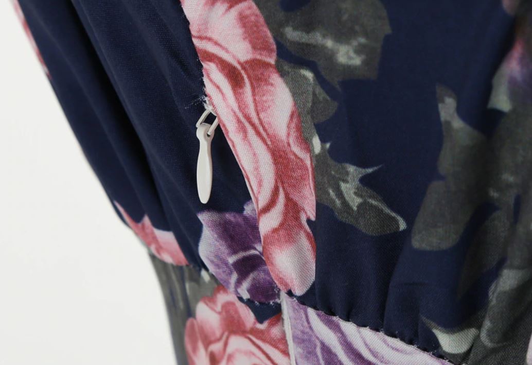 Vestido Vintage 60s Rosas