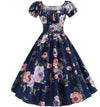 Vestido Vintage 60s Rosas