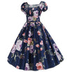Vestido Vintage 60s Rosas