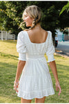 Vestido Vintage Con Bordado Inglés