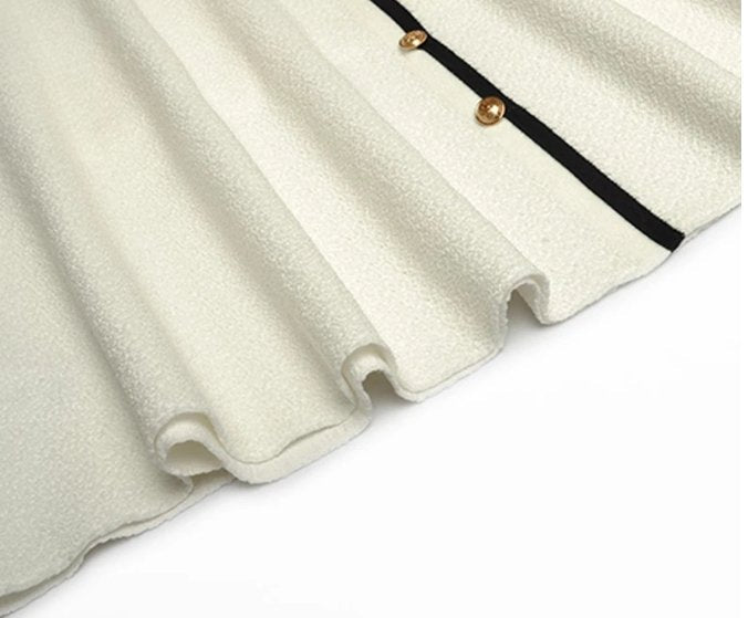 Vestido Vintage 40s Arte Blanco