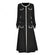 Vestido Vintage 40s Art Negro