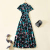 Vestido Vintage De Algodón De Los Años 40