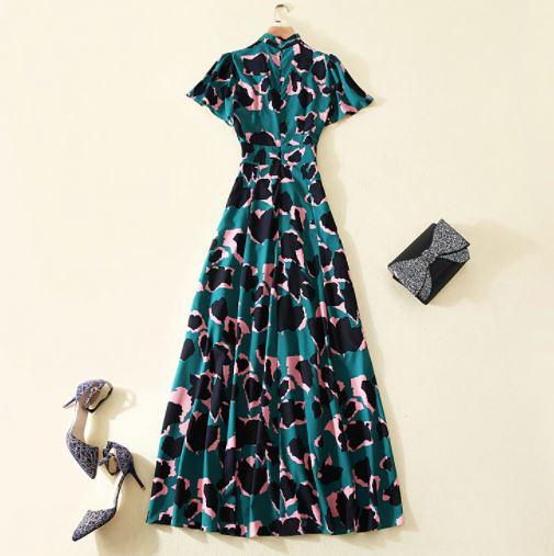 Vestido Vintage De Algodón De Los Años 40