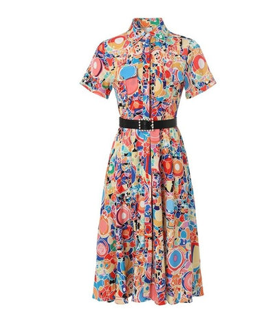 Vestido Verano Años 40 Vintage