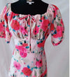Vestido Floral De La Década De 1940