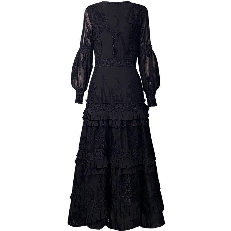 Vestido Vintage 40s Farol Negro
