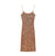 Vestido Caqui Ajustado Vintage De Los Años 40