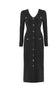 Vestido Ajustado Negro De La Década De 1940