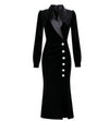 Vestido Vintage 40s Otoño Negro