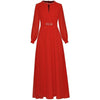 Vestido Vintage Rojo De Cintura Alta De Los Años 40
