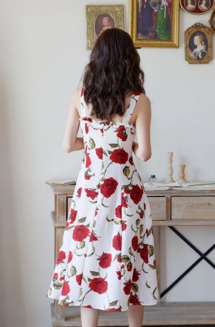 Vestido Vintage Años 40 Sexy