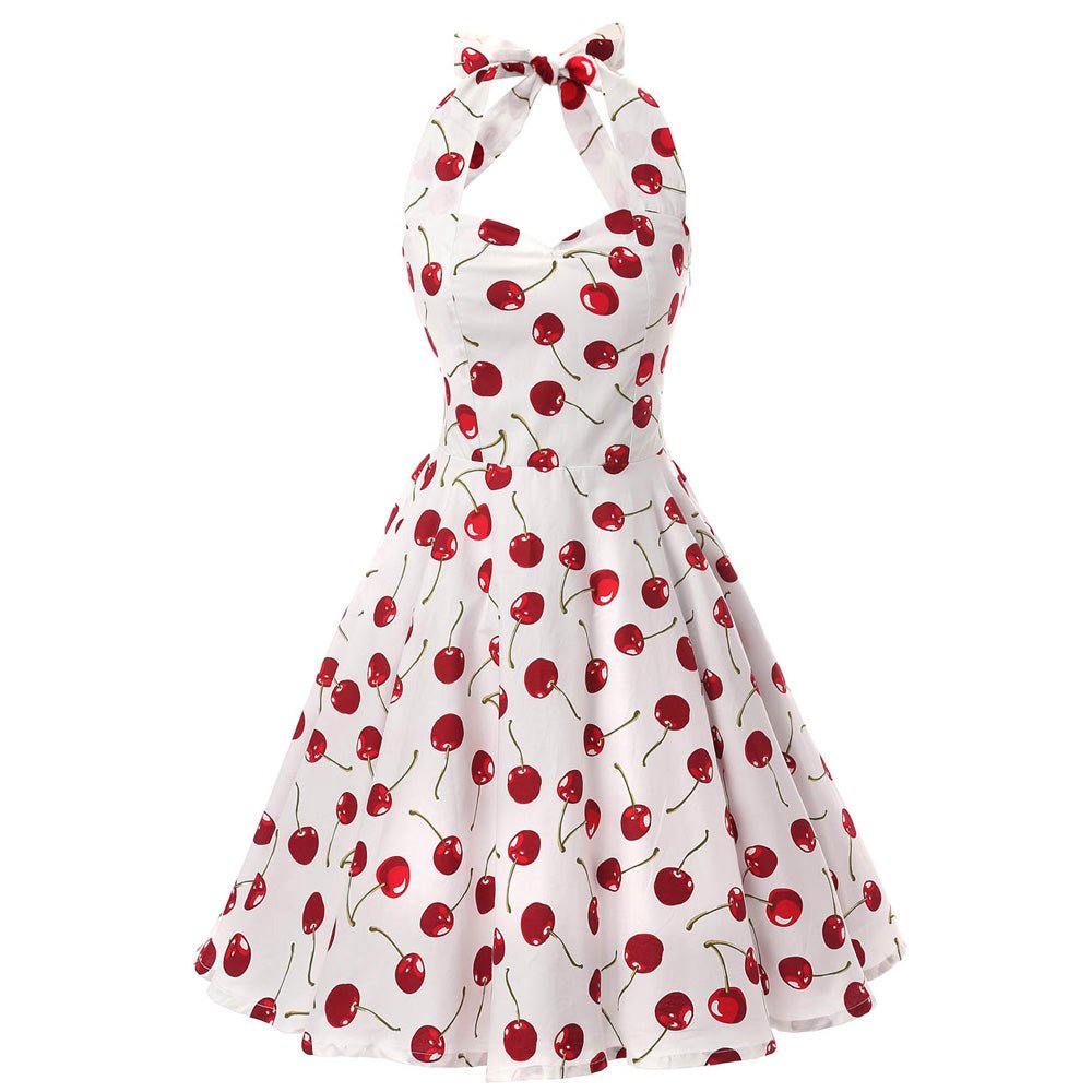 Vestido Vintage Años 50 Cereza