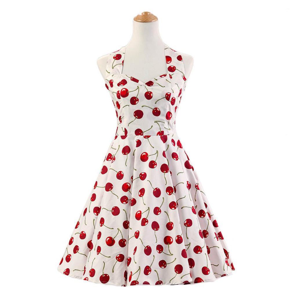 Vestido Vintage Años 50 Cereza
