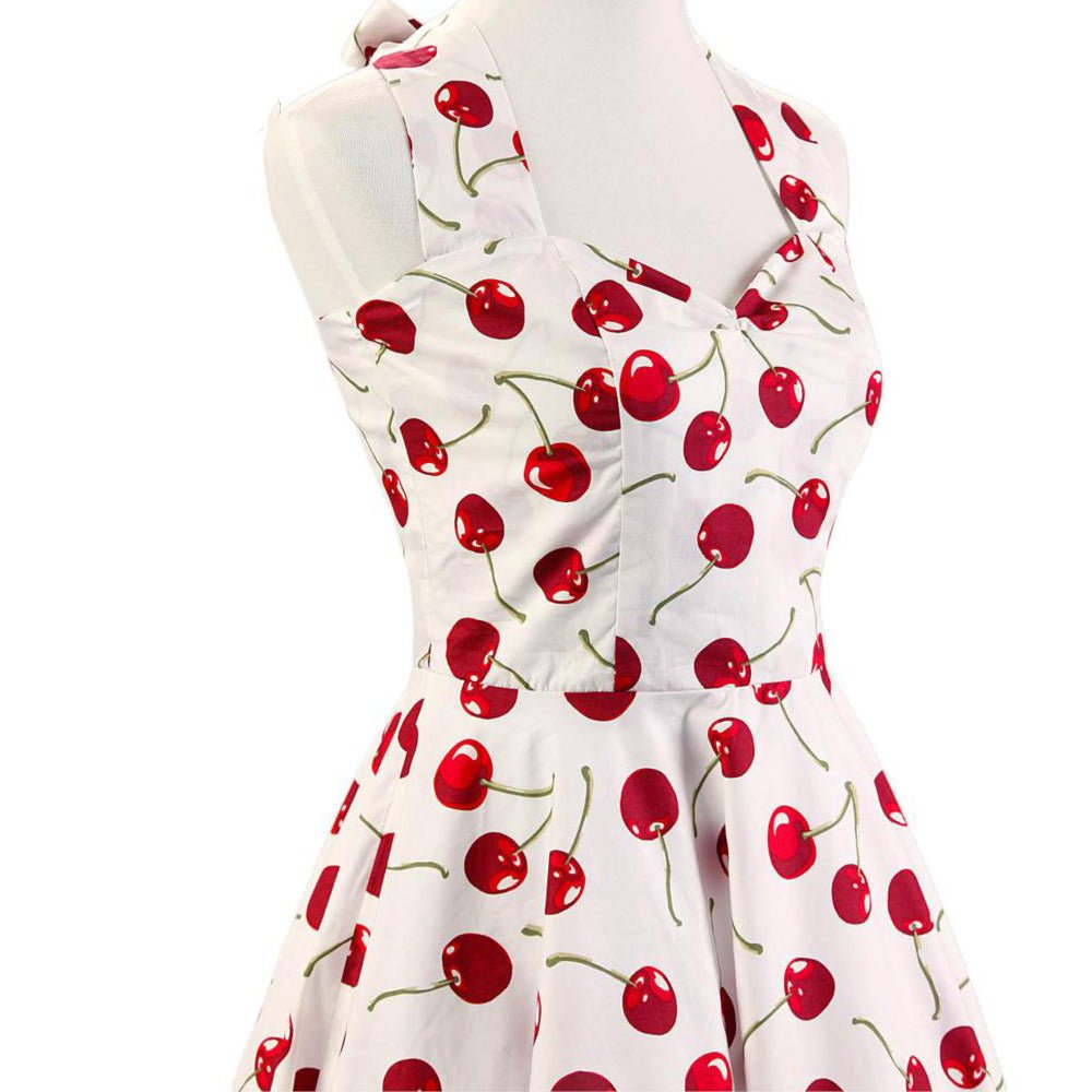 Vestido Vintage Años 50 Cereza