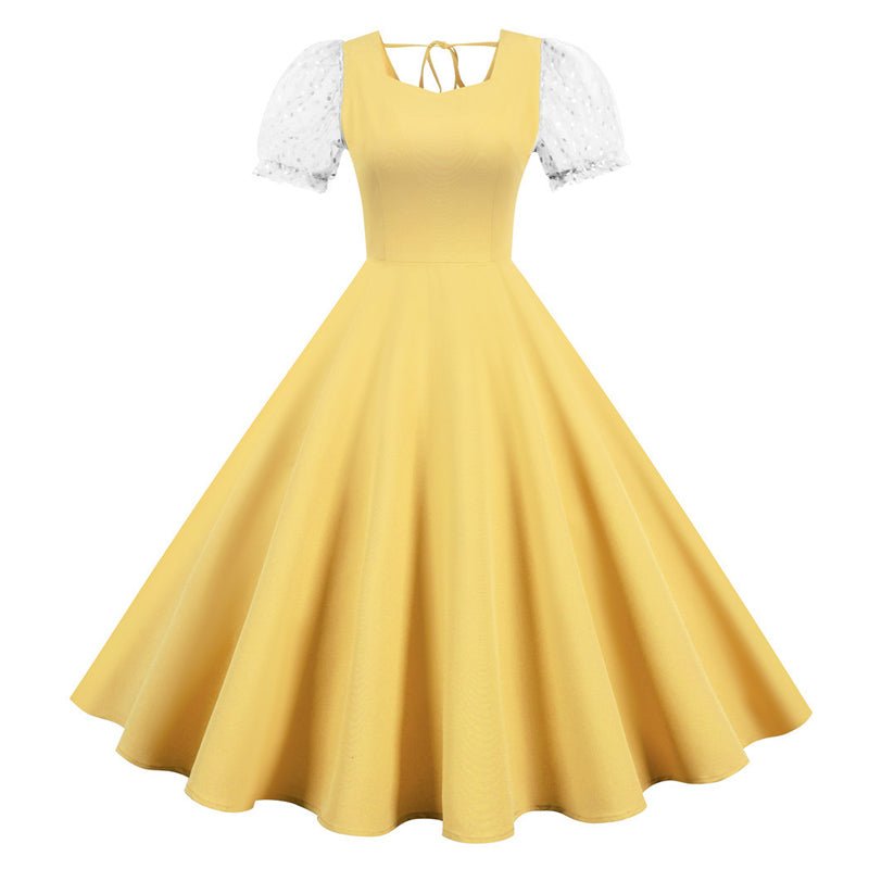 Vestido Vintage 50s Amarillo