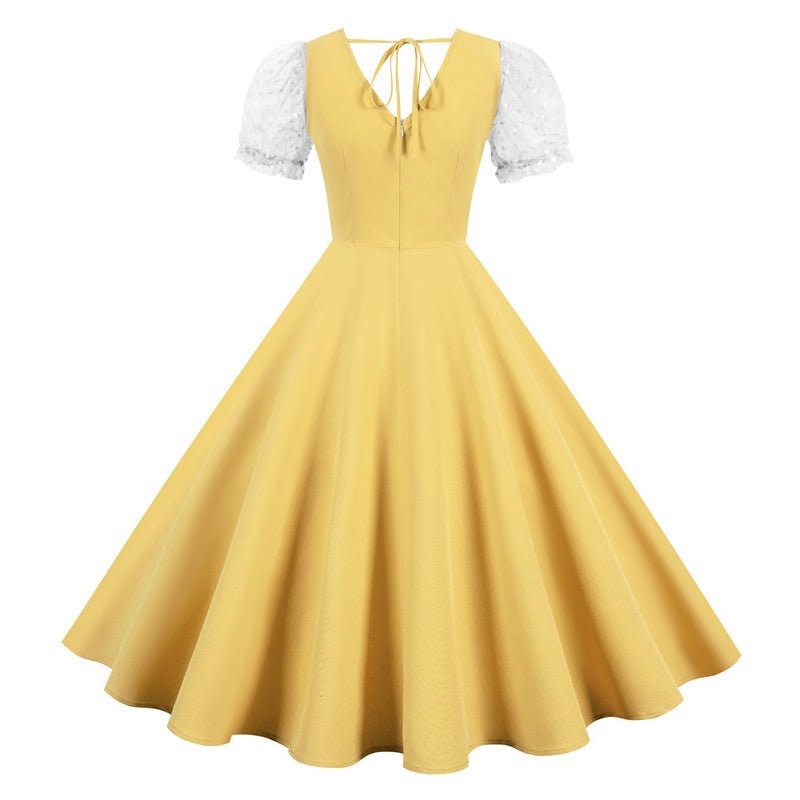 Vestido Vintage 50s Amarillo