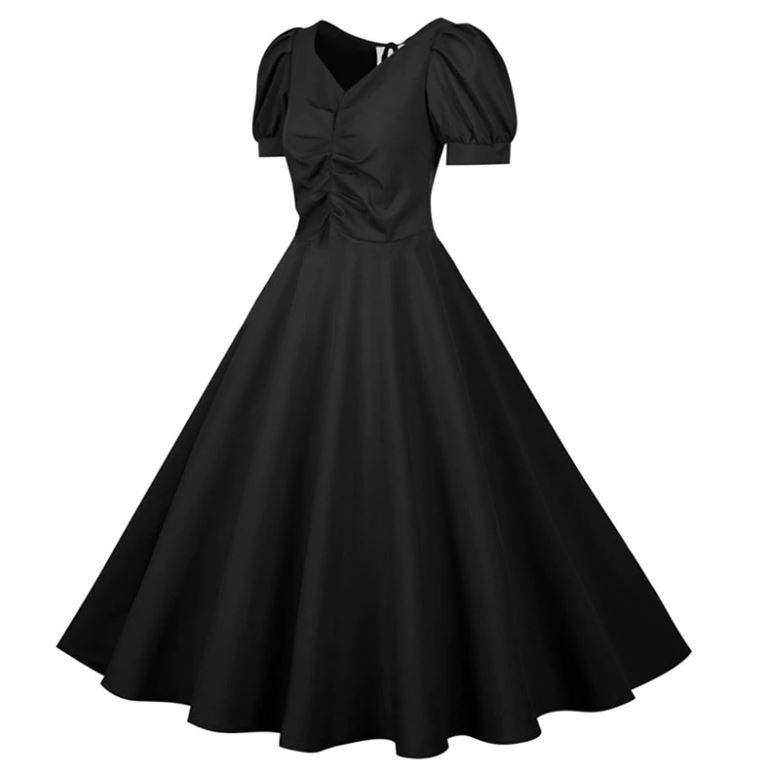 Vestido Vintage 50s Negro