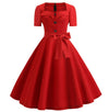 Vestido Vintage 50s Rojo