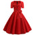 Vestido Vintage 50s Rojo