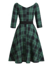 Vestido Tartán Vintage 50s